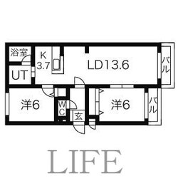 サントアリオデ平和通の物件間取画像